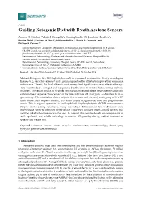 Guiding Ketogenic Diet with Breath Acetone Sensors