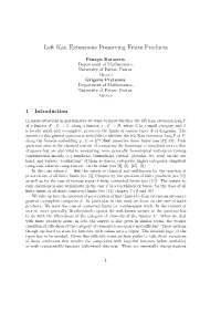 Left Kan Extensions Preserving Finite Products