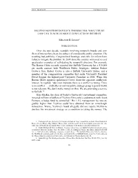 What Trust Law Can Teach Us About Conflicts of Interest