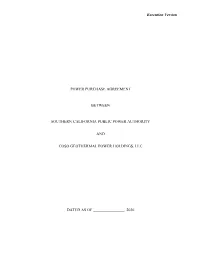 Execution Version POWER PURCHASE AGREEMENT