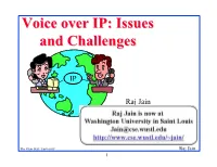 Voice Over IP: Issues and Challenges