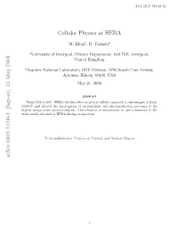 Collider Physics at HERA