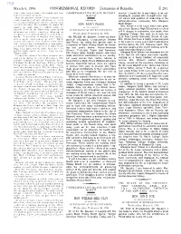 CONGRESSIONAL RECORD— Extensions Of