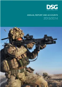 Defence Support Group Annual Report and Accounts 2013 to 2014