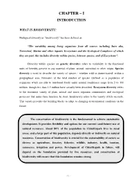 Chapter – I Introduction