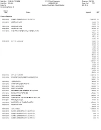 FIN1750 Cnty Dist: Page: 1 of File ID: E from to YTD Check Payments 11