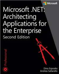 Microsoft .NET: Architecting Applications for the Enterprise