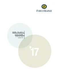 BASEL PILLAR 3 DISCLOSURE for the Year Ended 30 June 2017 Contents