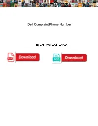 Dell Complaint Phone Number