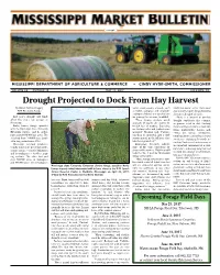 Drought Projected to Dock from Hay Harvest