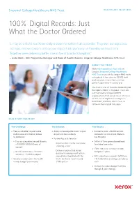 100% Digital Records: Just What the Doctor Ordered