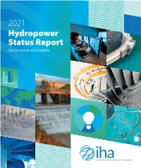 2021 Hydropower Status Report Sector Trends and Insights