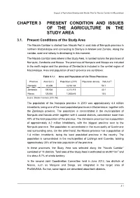 Chapter 3 Present Condition and Issues of the Agriculture in the Study Area