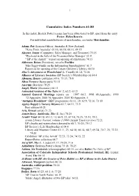 Cumulative Index 61-80