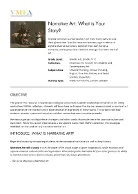 Narrative Art: What Is Your Story?