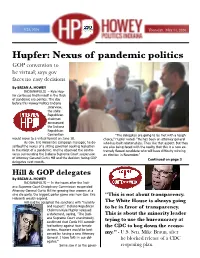 Nexus of Pandemic Politics GOP Convention to Be Virtual; Says Gov Faces No Easy Decisions by BRIAN A