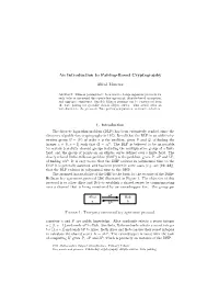 An Introduction to Pairing-Based Cryptography
