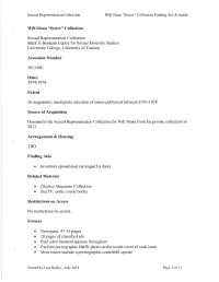 Screw" Collection Finding Aid & Guide
