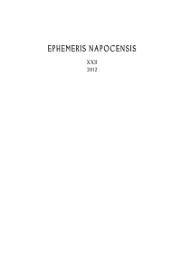 Ephemeris Napocensis