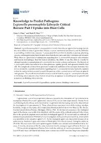 Legionella Pneumophila Lifecycle Critical Review Part I Uptake Into Host Cells