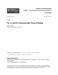 The Dial and the Transcendentalist Theory of Reading