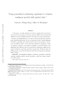 Using Generalized Estimating Equations to Estimate Nonlinear