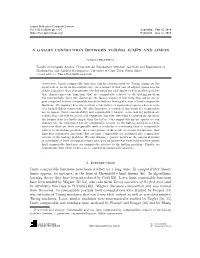 A Galois Connection Between Turing Jumps and Limits