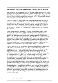 An Introduction to the History and Archaeology of Hapton Tower and Deer Park