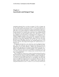 Aurobindo and Integral Yoga