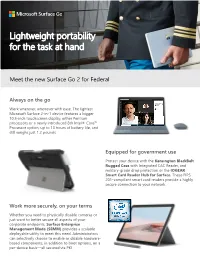 Lightweight Portability for the Task at Hand