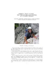 Robert F. Tichy: 50 Years — the Unreasonable Effectiveness of a Number Theorist