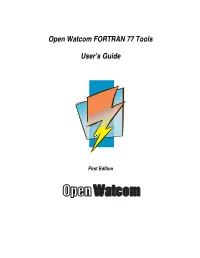 Watcom FORTRAN 77 Tools