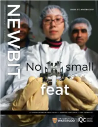 IQC Newbit, Issue 31, Winter 2017