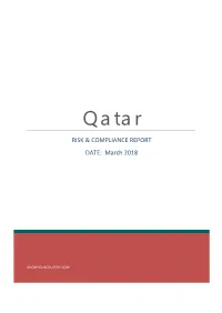 Risk & Compliance Report Date