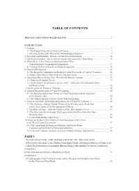 Table of Contents