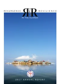 2017 Annual Report R E S U R G E N C E & R R R E S I L I E N C E in the Islands