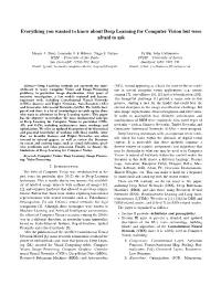 Everything You Wanted to Know About Deep Learning for Computer Vision but Were Afraid to Ask
