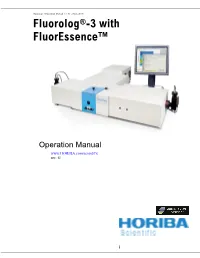 Fluorolog®-3 with Fluoressence™