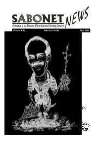 Gideon Smith Have Access to Such a Fine Botanical | in THIS ISSUE | Library, Regarded by Many As the Editorialeditorialeditorial 222 Largest of Its Kind in Africa