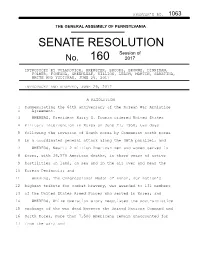 SENATE RESOLUTION Session of No