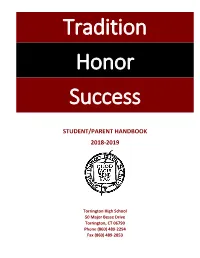 Student/Parent Handbook 2018-2019