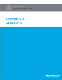 Appendix A: Glossary