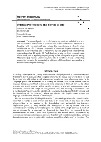 Operant Subjectivity Musical Preferences and Forms of Life
