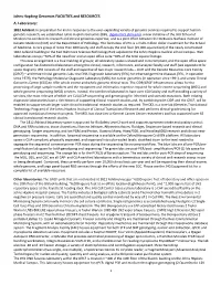 Johns Hopking Genomics FACILITIES and RESOURCES A. Laboratory