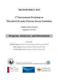Program, Abstracts, and Information