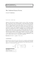The Collisional Penrose Process