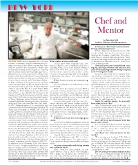 Chef and Mentor