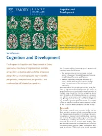 Cognition and Development