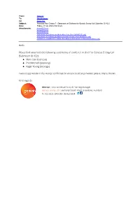 Hello Please Find Attached, the Following Statements of Evidence-In-Chief for Genesis Energy