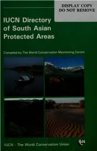 IUCN Directory of South Asian Protected Areas